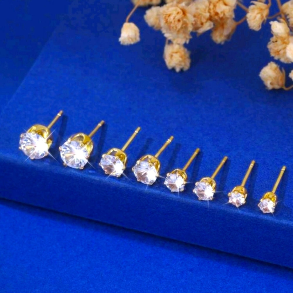 6 pairs of earrings 💛🩶